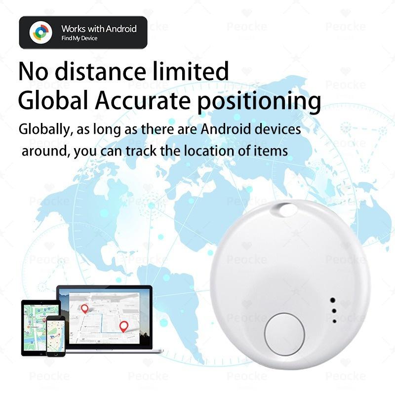 1-4 Pack Smart Location Tag Android Anti-Lost Item Finder Bluetooth Locator GPS Tracker For Pet keys Works With Google Find Hub