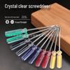 Transparent Striped Screwdriver with Magnetic Tool for Mobile, Tablet, and Small Electronics Repair