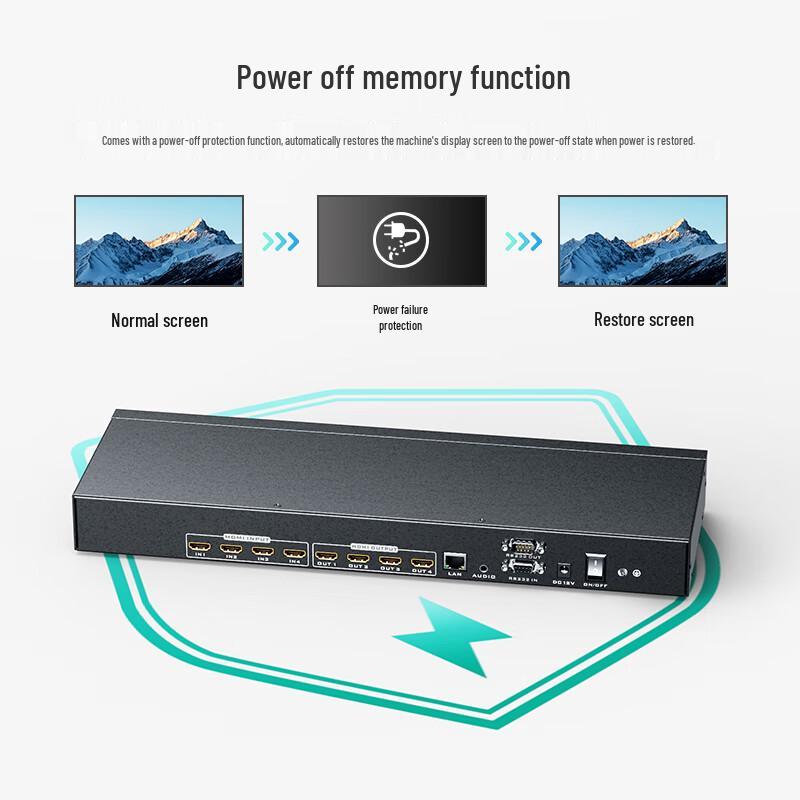 MT-viki 4K HDMI 4x4 Matrix Switcher