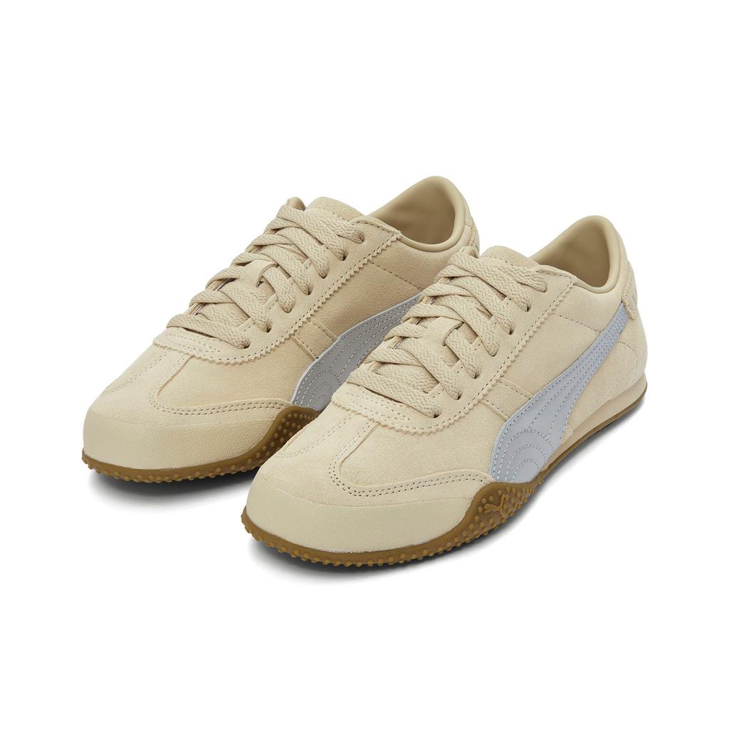 Puma Bella Ut Pelle Scamosciata Moda Versatili Scarpe Basse Sneakers Unisex Kaki 402980-02