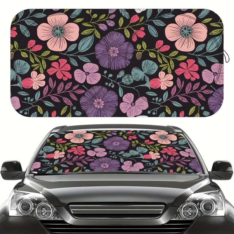 1Pcs Universal Classic Car Windshield Sunshade UV Rays Heat Blocker Keeps Vehicle Cool Unique Design Fit Sedans SUVs Trucks RVs