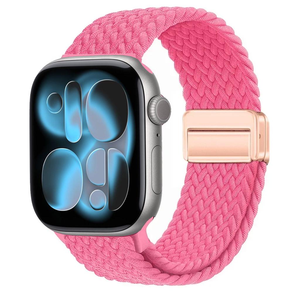 Nylon Strap for Apple Watch 11 10 46mm 42mm/Ultra 3 2 1 49mm Magnetic buckle Wristband iWatch 9 8 7 6 5 4 SE 45mm 44mm 41mm 40mm