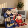 Аниме L-Lycoris Recoils Плед Короткий Плюшевый Плед Мягкий Безопасный для Кожи Многоцелевой Домашний Офис