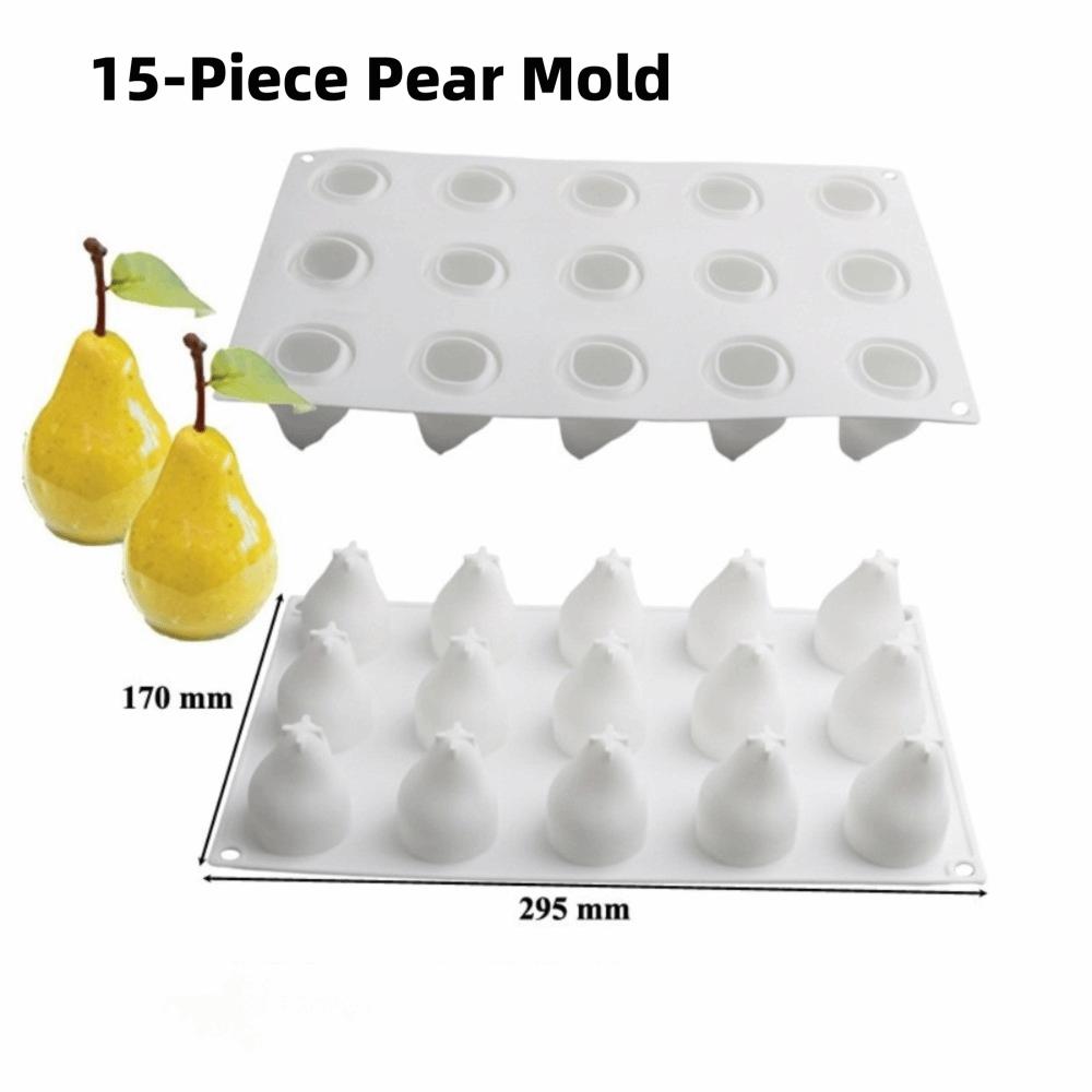 Pear Shape Pear Mold 3D Design Fondant Mold Cake Decorating French Mousse Cake Mold  Cake Making