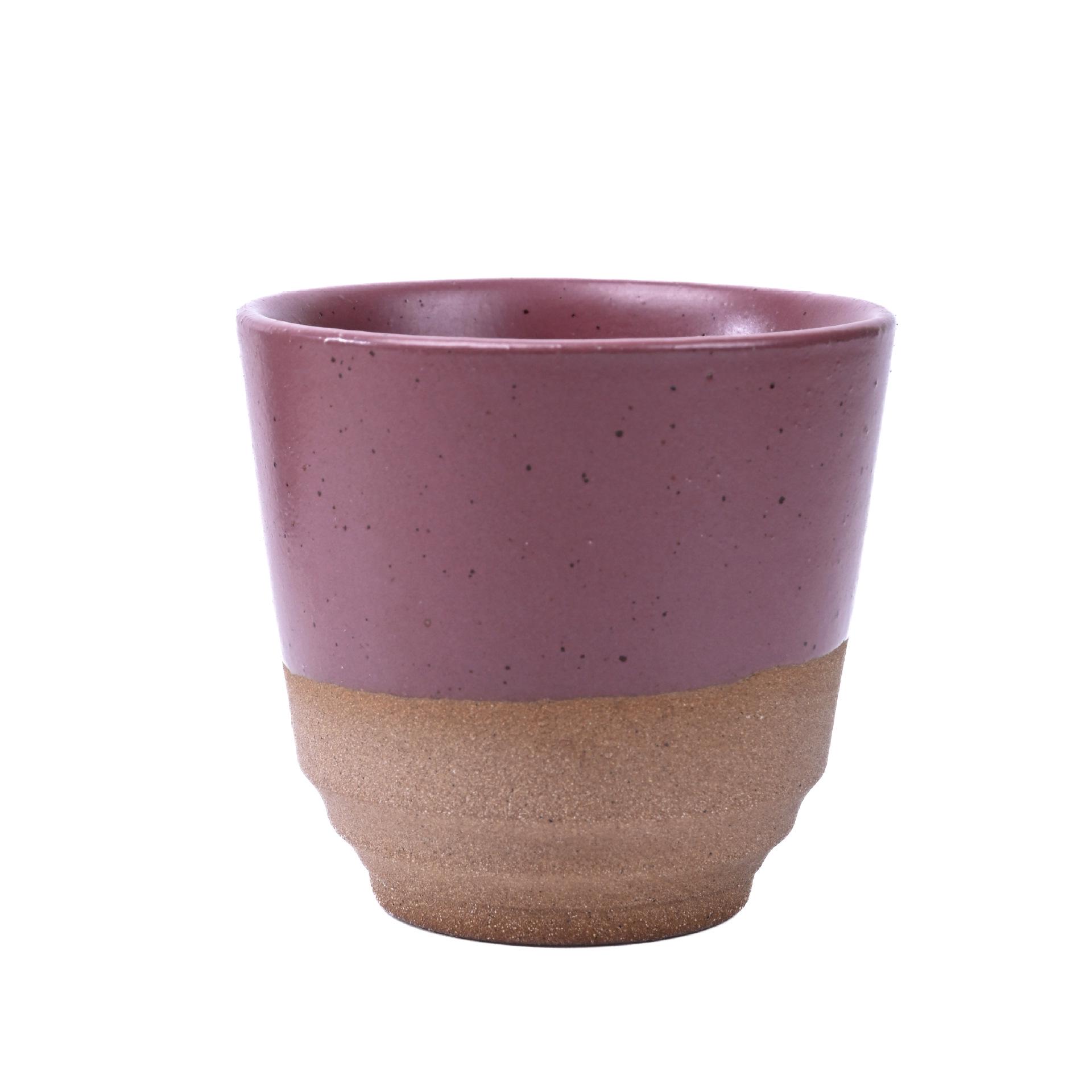 Retro Kiln-Changed Ceramic Espresso Cup, 135ml - Perfect for Home or Office Use 135ml фиолетовый
