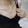 Antique Ball Chain Silver Necklace