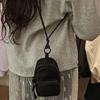 Mini Oxford Cloth Hanging Neck Coin Purse Mini Earphone Bag Simple Portable Small Small Pendant Key Pouch with Lanyard