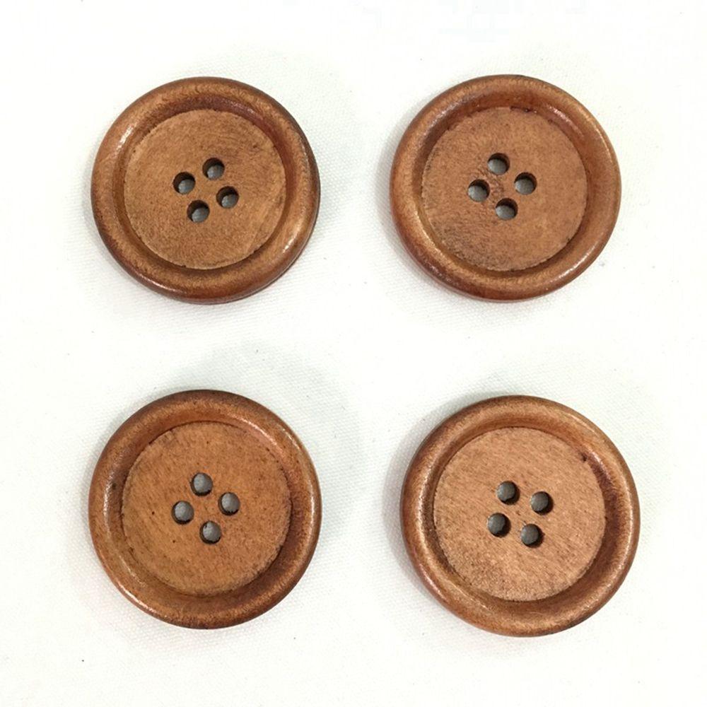 

Деревянные ретро круглые DIY украшения для платья своими руками поделки швейные принадлежности брюки пуговицы пуговицы света кофе