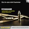 Ciocan Mini Multifuncțional 6 în 1 - Ciocan Mic, Sparge Nuci, Șurubelniță și Mai Mult - Unealtă Practică All-in-One pentru Acasă, Exterior