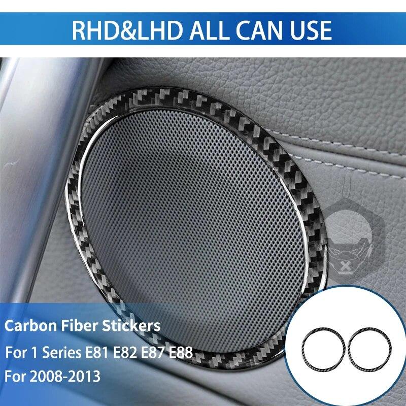 Pentru BMW Seria 1 E81 E82 E87 E88 2008-2013 Trim de schimbător de viteze Autocolant din fibră de carbon Cutie de viteze Interior Carcasa panoului consolă centrală