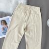 Women's Straight Tight Autumn and Winter High Waist Radish Daddy's Versatile Nine-point Harem Pants