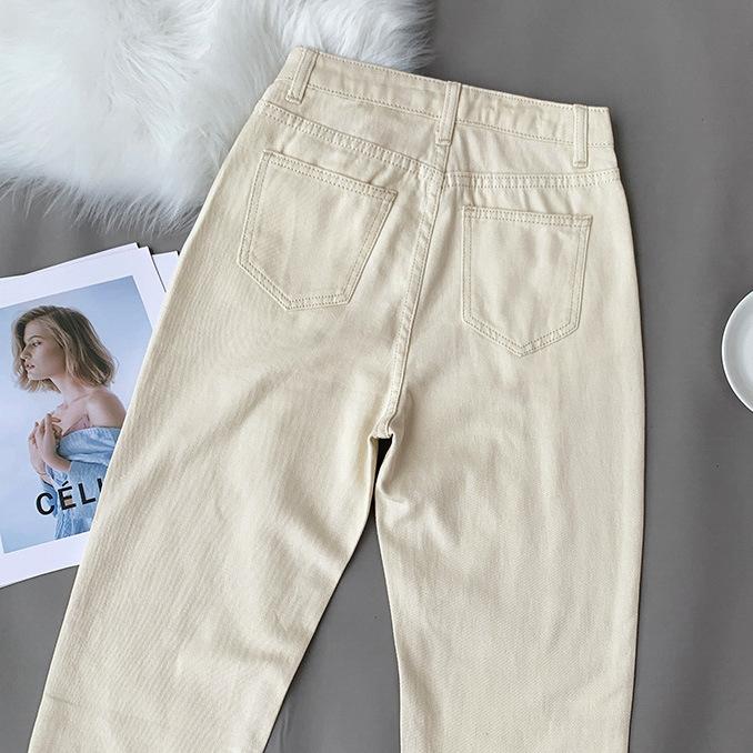 Women's Straight Tight Autumn and Winter High Waist Radish Daddy's Versatile Nine-point Harem Pants