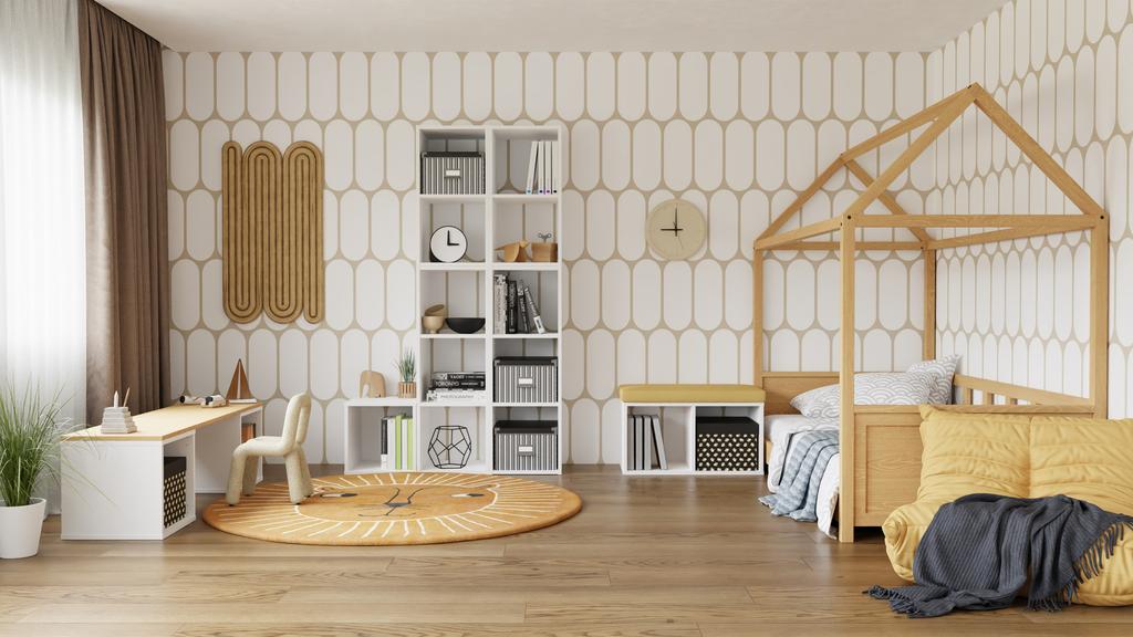 Modular bookcase MODUS 2x1 white