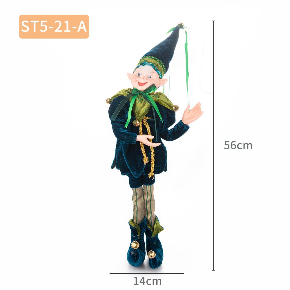 Nouveau coloré mignon noël elfe poupée pendentif décoration de noël joyeux noël Natal nouvel an bonne décoration de la maison cadeau de vacances
