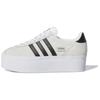 Gazelle Up White Black (Womens) Women Sneakers Footwear-White Core-White Core-Black IH1289