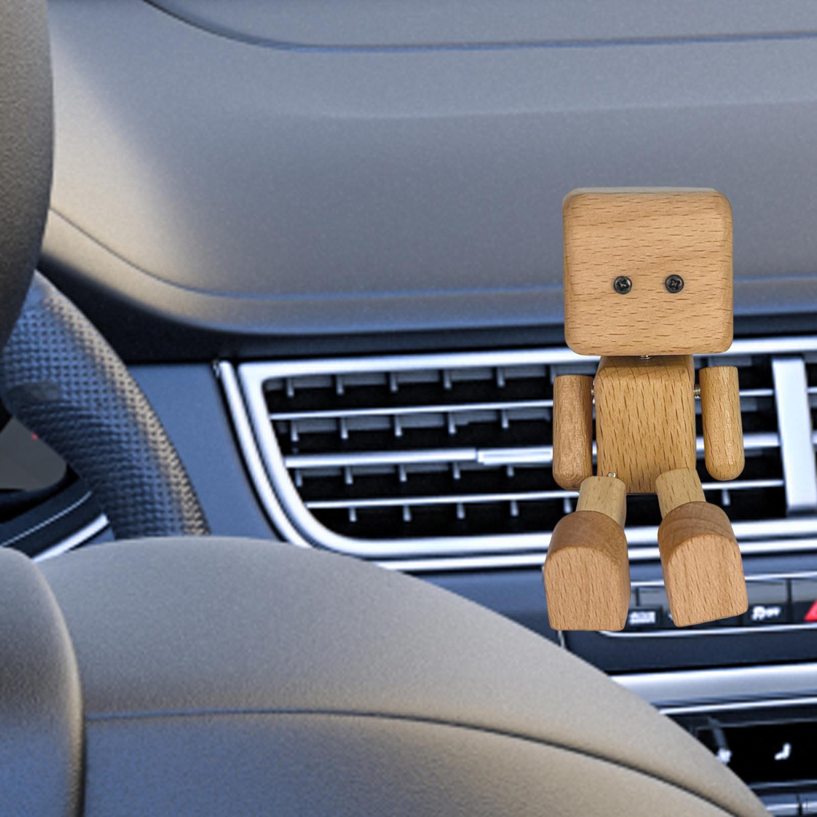 

Прикраса на панель автомобіля Лялька з рухомими ногами Орнамент Аксесуари для інтер єру автомобіля Компактні вироби Смішний Beech without Lid