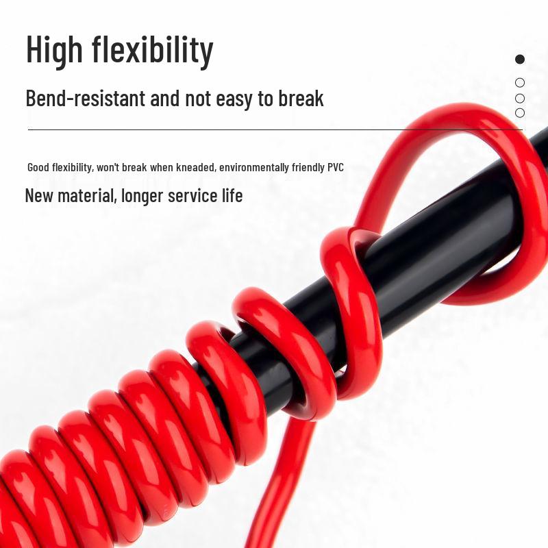 Extra Thick Car-to-Car Jumper Cables with Antifreeze Protection for Emergency Battery Start