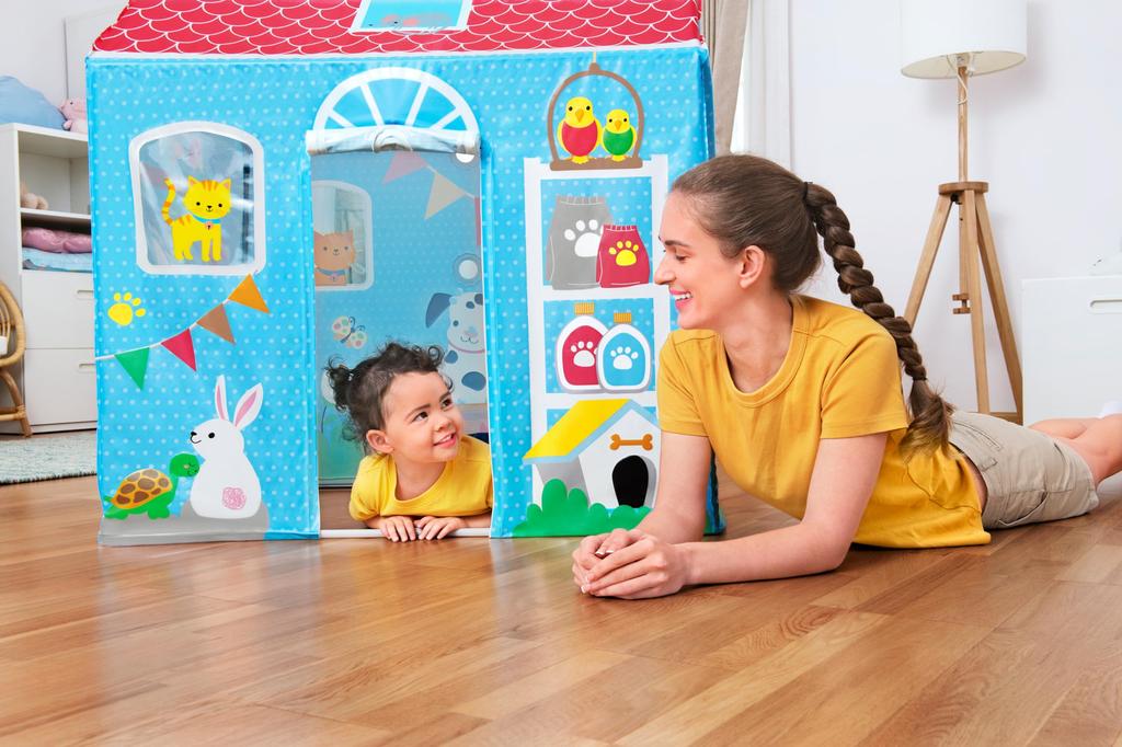 Bestway Purrfect Pets Kids Tent, Indoor Playhouse, 1.02m X 76cm X 1.14m, 52007