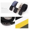 Dickies GI Belt Gacha Belt 32mm Width Double Logo Black Buckle Limited Edition DS0112ZN Cotton Blend Belt White (06)