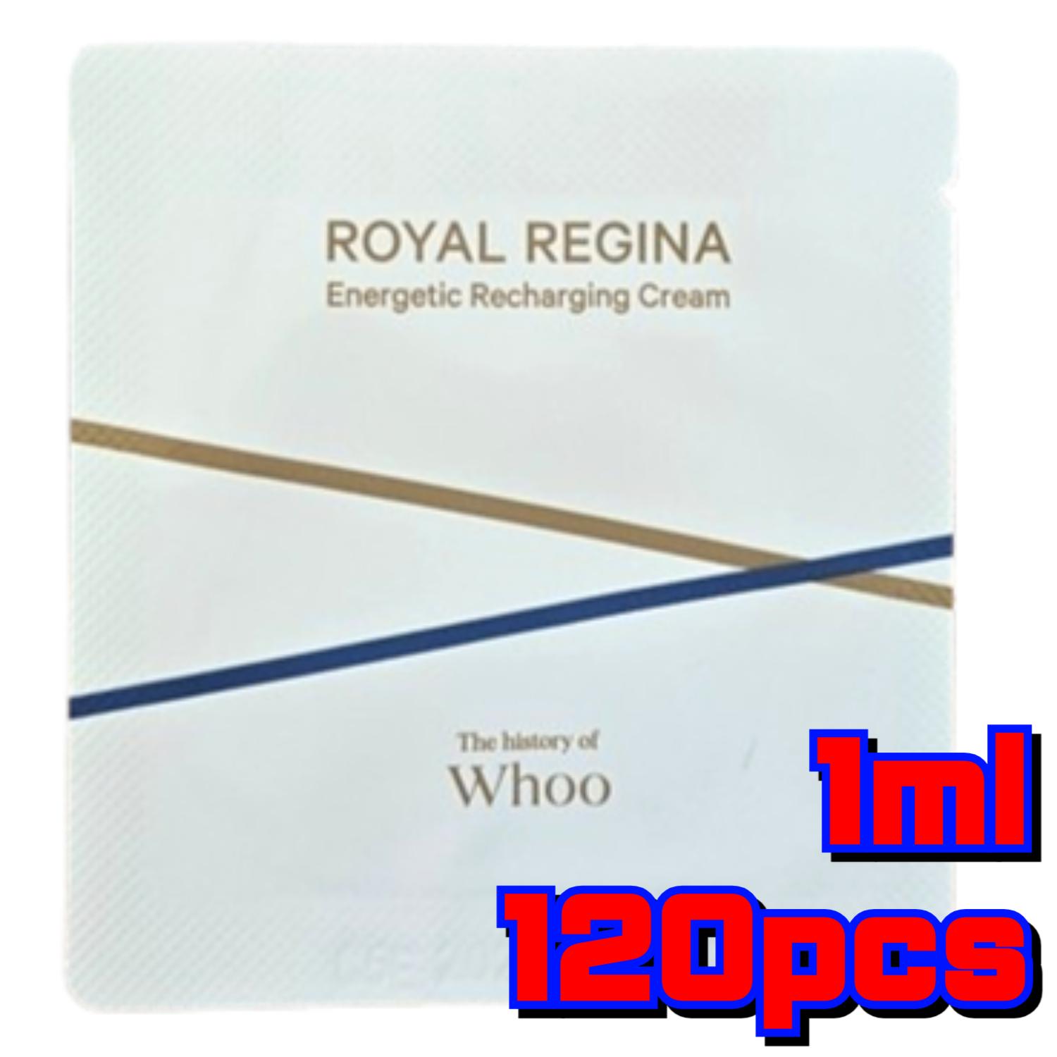 

The History of Whoo Royal Regina Энергетический восстанавливающий крем 1 мл × 60 шт. | Набор образцов корейского травяного антивозрастного и восстанавливающего крема 1ml × 120pcs