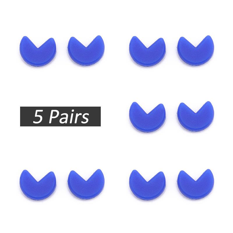 5 Pairs / Package Silicone Anti-slip Holder for Glasses Accessories Ear Hook Sports Eyeglass Temple Tip Stoppers Eyewear Hook