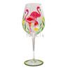 Painted medieval tulip goblet 400-800ML high-value crystal glass juice home red wine