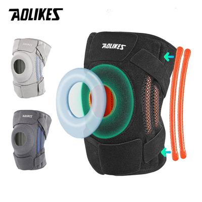 Aolikes 1Pcs Knee Brace With Side Stabilizers & Patella Gel Pads For Knee Pain Support And Fast Recovery For Men And Women