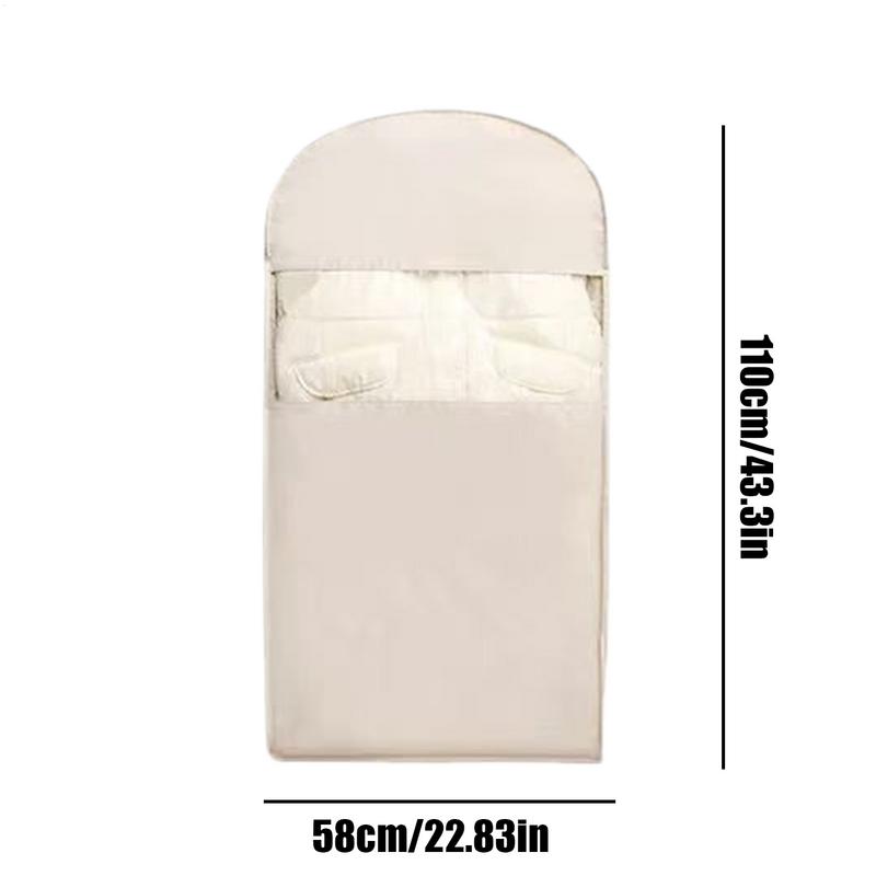 Pokrowce na płaszcze do przechowywania w szafie Pokrowiec do przechowywania płaszczy z samozaciskowym zamkiem oszczędzający miejsce organizer do domu, podróży, na ślub