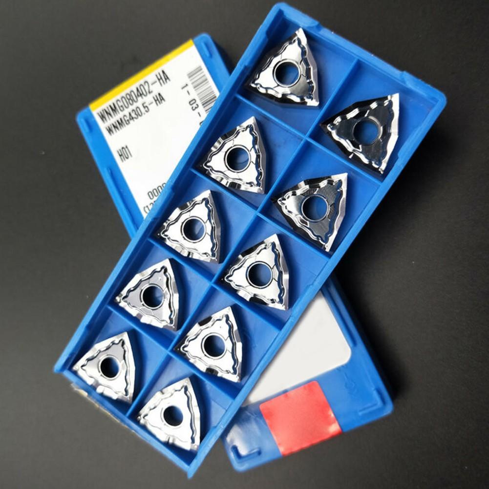 10pcds Carbide Inserts Blade CNC Machine Fully Sanded Indexable