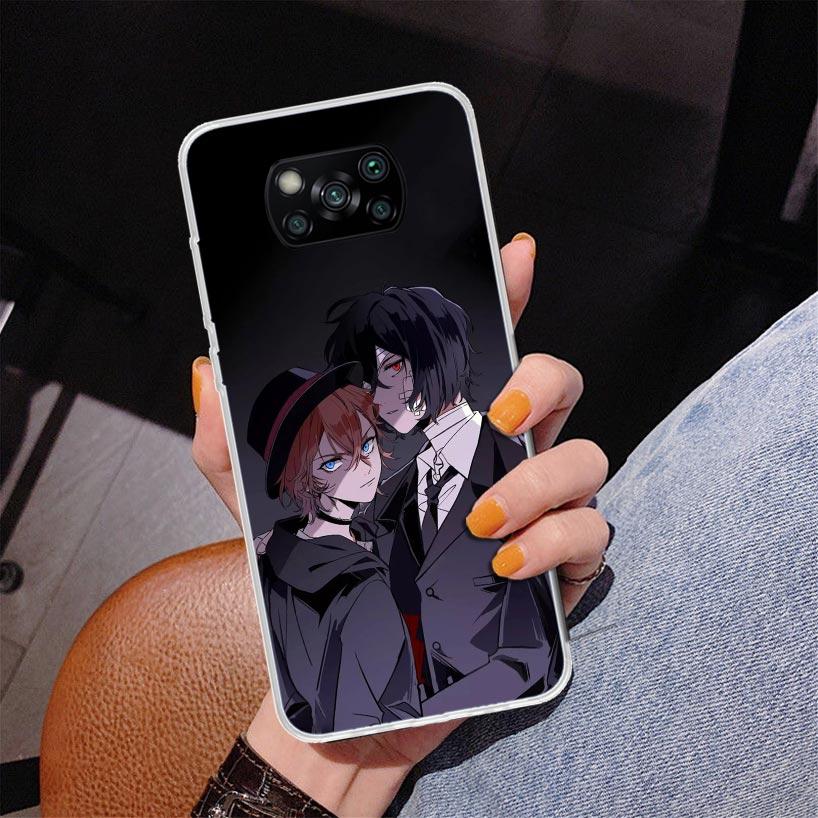 Bungo Stray Dogs Double Black Phnoe Case for Xiaomi Poco X5 X6 X7 Pro X4 Gt F7 Ultra M8 M7 Redmi 15C 15 13C 13 12C 12 Unique Cov