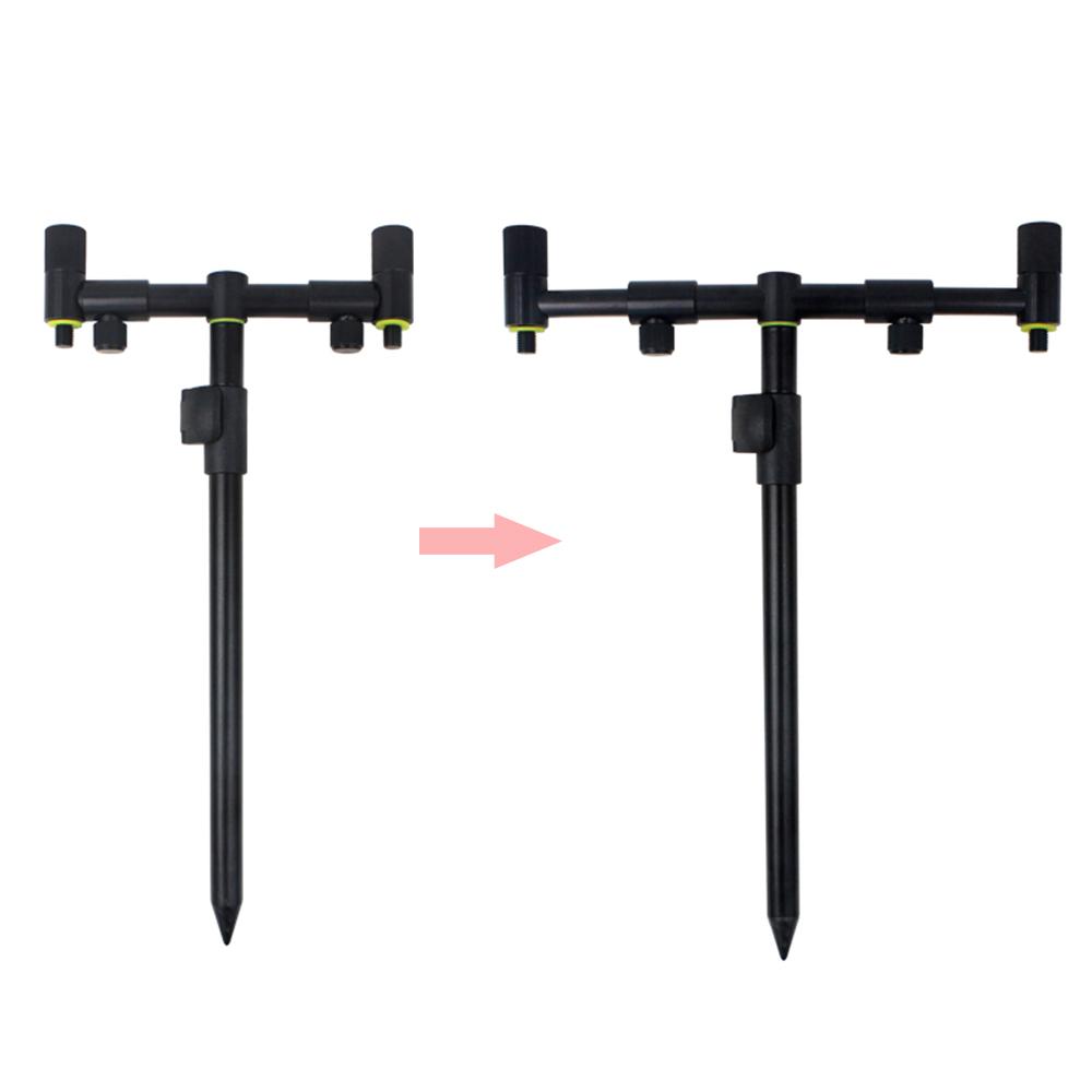 Extending Bank Stick Carp Fishing Adjustable Aluminum Bankstick Pole Rest for Bite Alarm