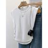 Stylish Flying Sleeve T-Shirt Summer New Arrival Women's Clothing French Chic Short Sleeve T-shirt Super Popular Waistcoat Half Sleeve Basic Style
