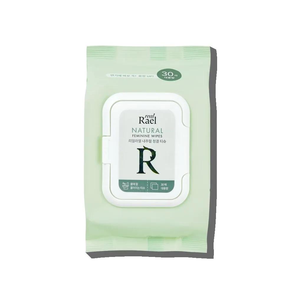 Rael Real Rael Natural Feminine Wipes 2 Options To Choose (10P, 30P) Feminine Wipes 10P