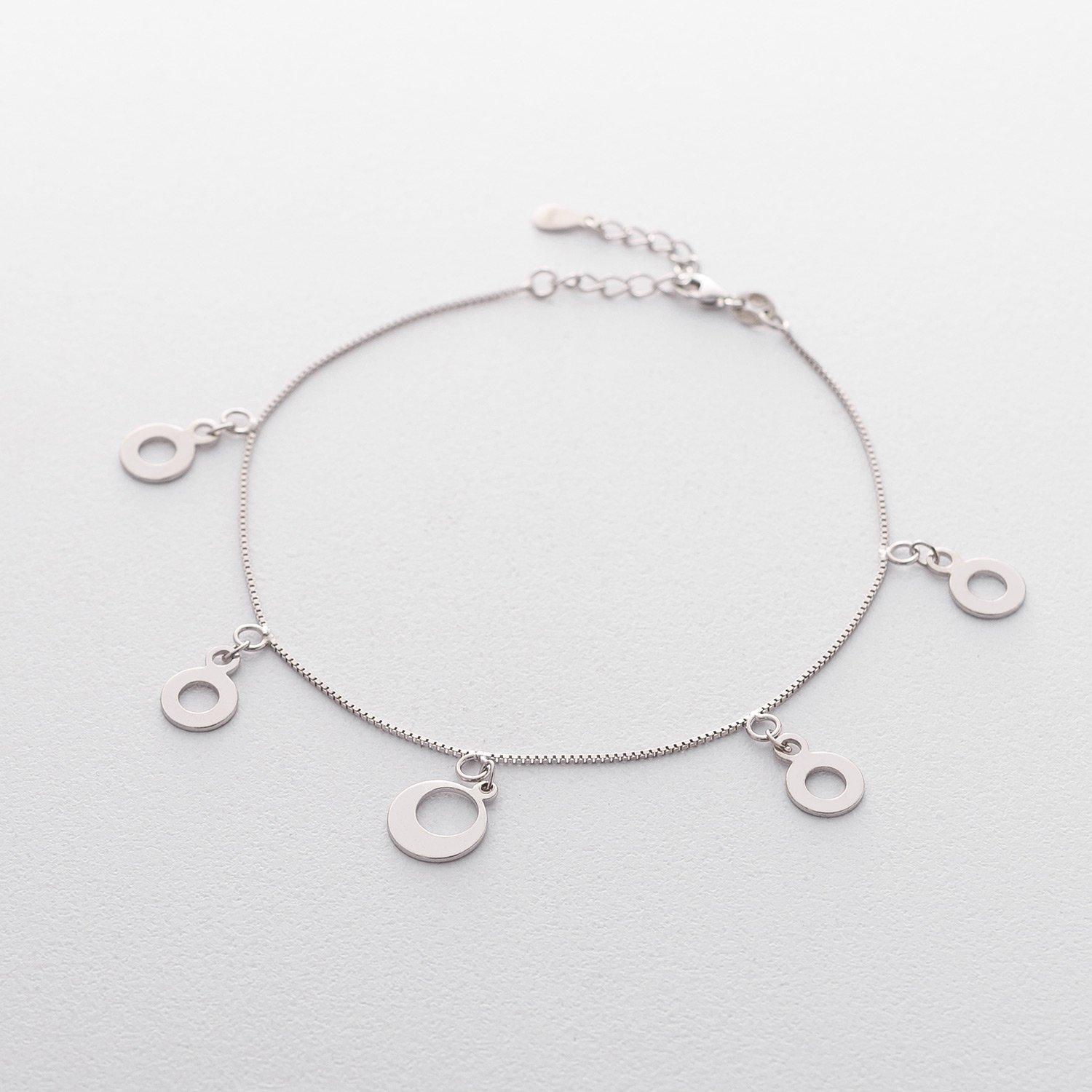 

Срібний браслет на ногу 25 срібний