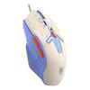 Silver Fox H6 Wired Gaming Mouse - Mecha Style, Three-Color, Multi-Use for Home, Office, and E-Sports.