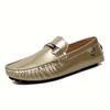 Fashion large size 48 Men's and women's leather flats - Comfortable casual loafers, boat shoes, driving shoes,  sneakers   casuales