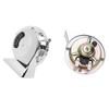 2PCS Car Horn 510Hz 115Db Silver Universal for All 12V Trucks RV Motorcycles UTV ATV