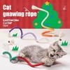 Cat Chew Rope Cotton Rope Cat Chew Toy Safe Teeth Cleaning Toy Interactive