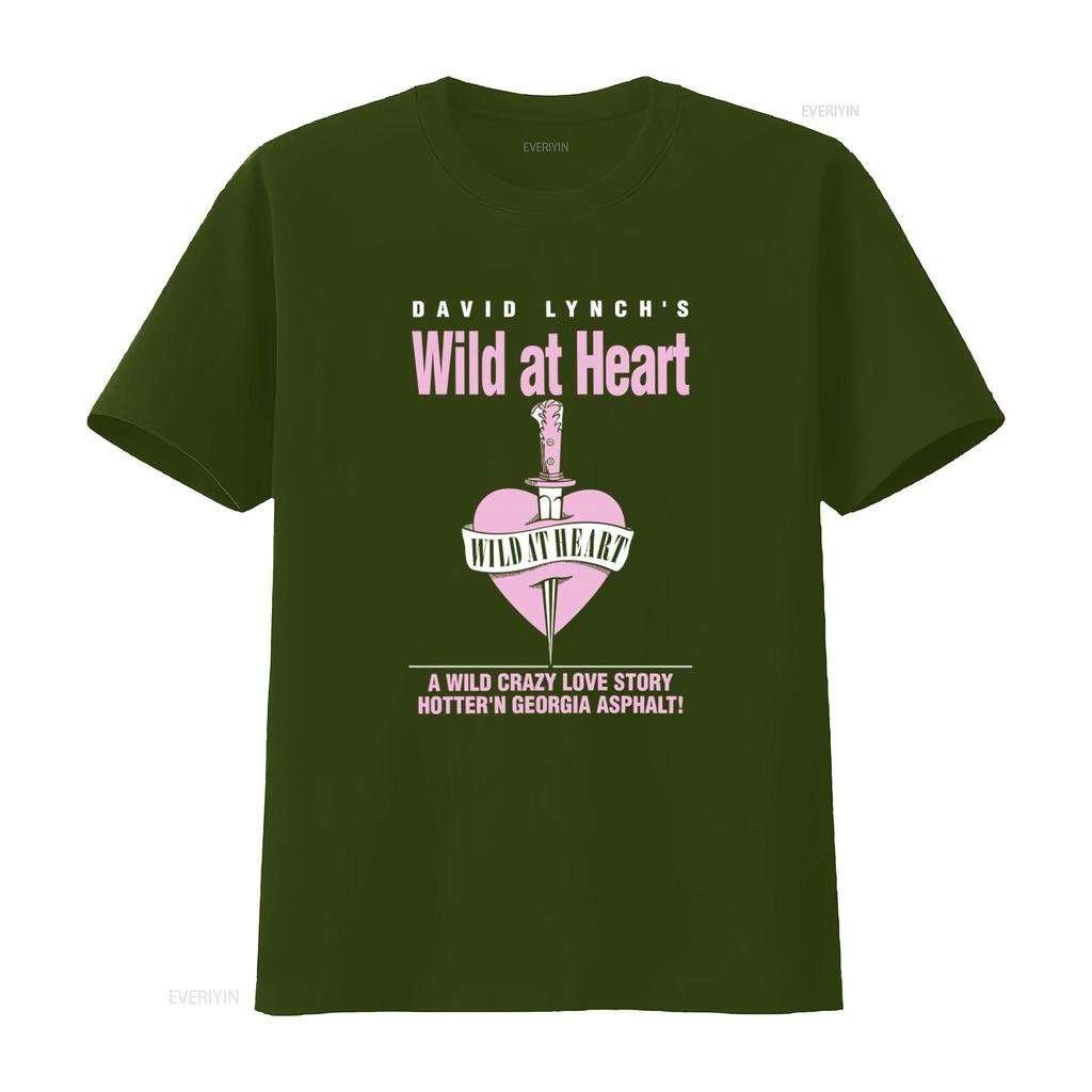 Wild At Heart T Shirt David Lynchs Iconic Movie Design Perfect for Fans of Twin Peaks and Nicolas Cage Vintage Washed