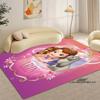 Cartoon Sofia die Erste Prinzessinnen-Muster Teppich - Raumdeko, Maschinenwaschbar und Weich, Perfekt für Schlafzimmer Spielmatte, Wohnzimmer