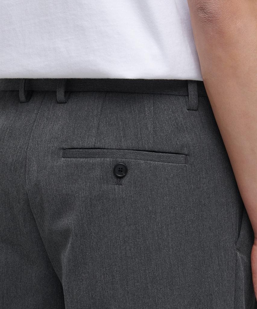 MUSINSA STANDARD Wide Hidden Banding Crop Slacks [Medium Gray]