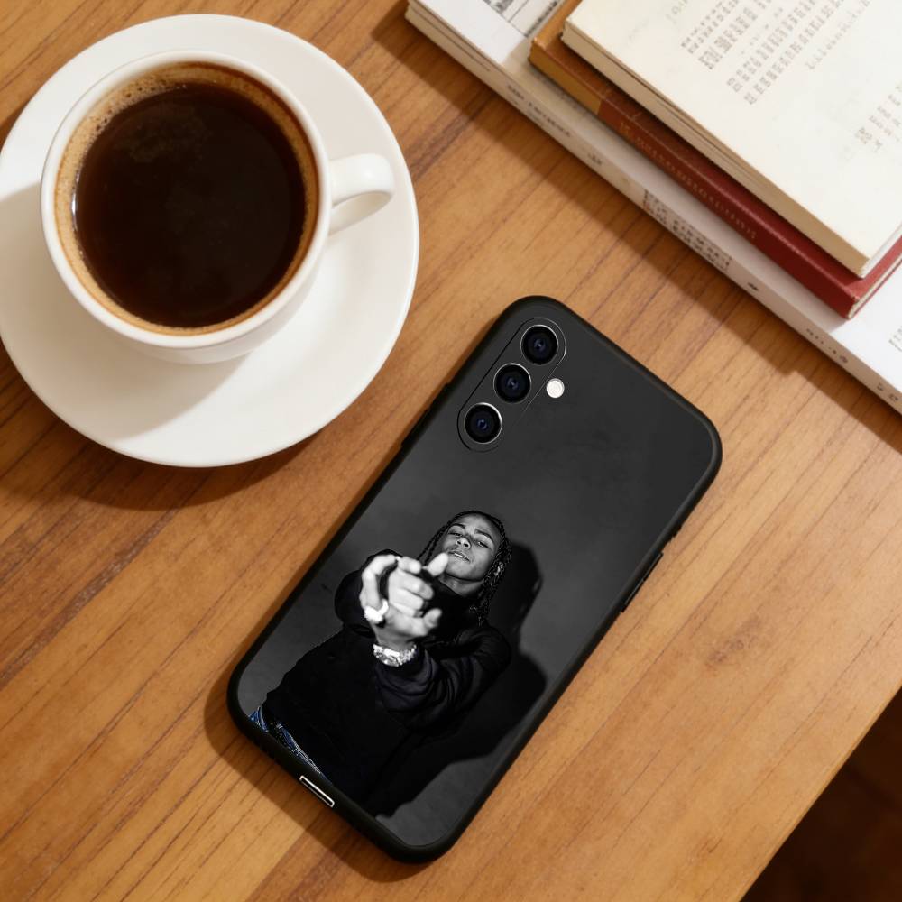 DD O-Osama Rapper Phone Case Black Silicone Soft For Samsung Galaxy A73,A72,A71,A70,A53,A52,A51