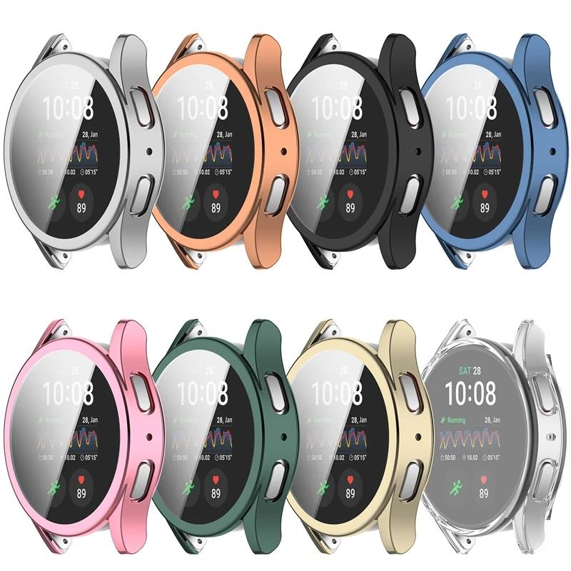 Silicone TPU Case Glass For Samsung Galaxy Watch 7 40mm 44mm Full Cover Screen Protector Bumper for Watch7 44mm 40mm Cover Shell