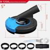 5-Inch Dust Shroud for 125/180/230 Angle Grinder, Concrete Stone Dust-Free Grinding Cover