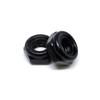 10 Pcs M5 Hex Nuts Carbon Steel Lock Nuts Self-Locking Nut Anti-Loosening Hex Nuts Corrosion Resistant, Black Nickel