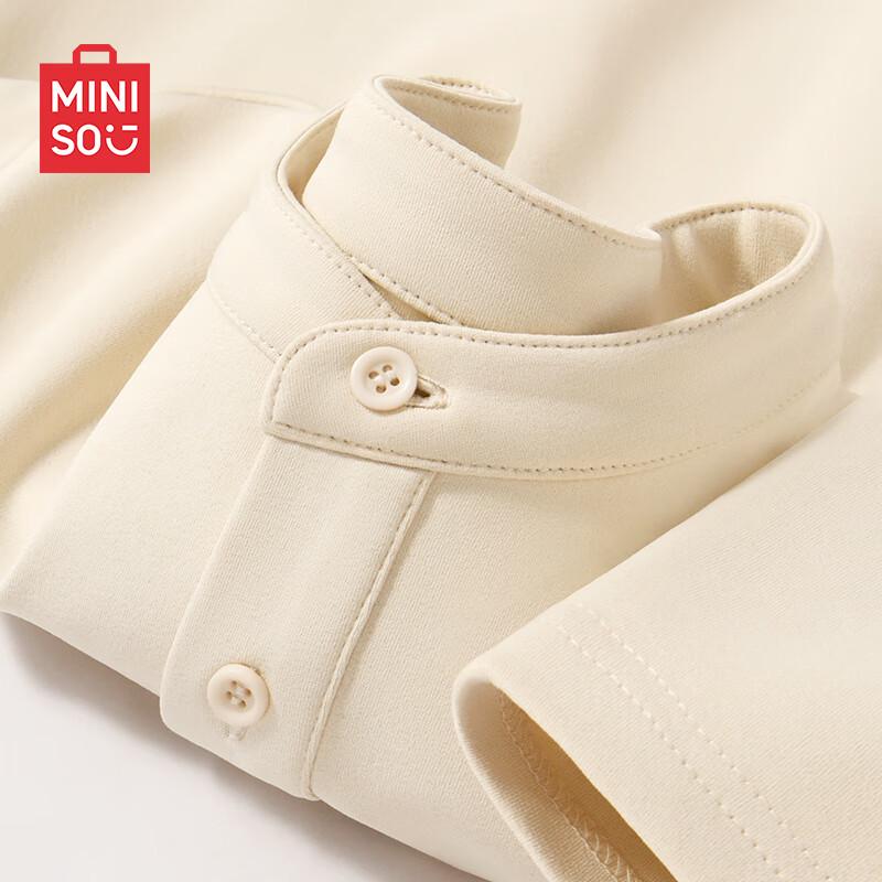 MINISO Мужская футболка с длинным рукавом и карманом, быстросохнущая L