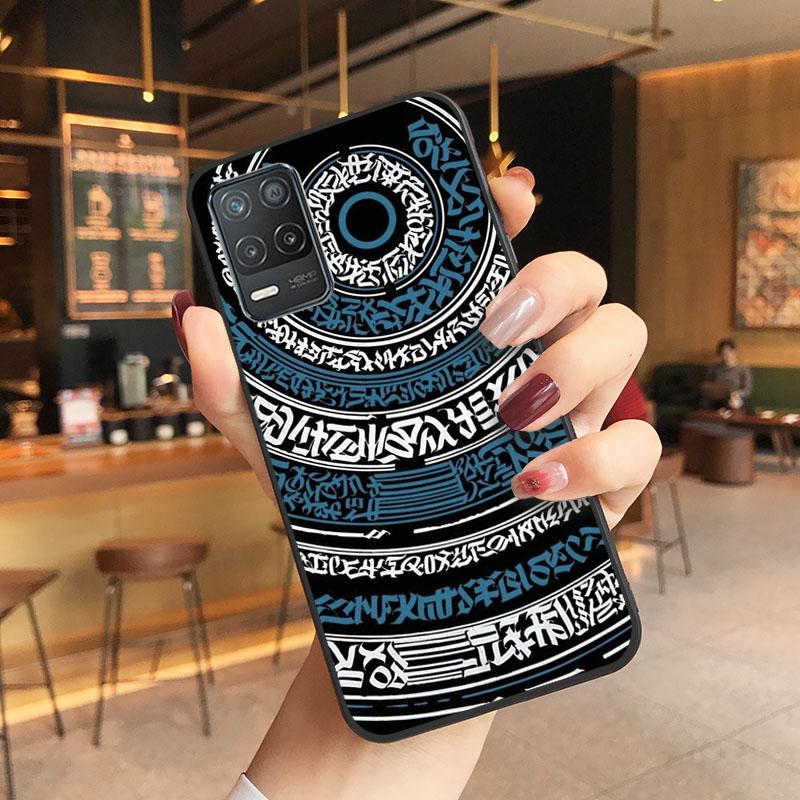Pokras Lampas Graffiti Case for OPPO Realme GT 2 Pro X2 Pro XT C25S 8 7 6 Pro 6i Realme GT Master C3 C21 C21Y C11 X3 SuperZoom