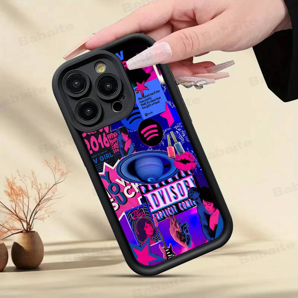 

Рожево-синій чохол для телефону TV Girl для IPhone 17 16 15 13 11 12 14 Pro Max Plus Силіконова кришка iPhone 12pro max