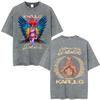 Karol G Tropicoqueta Tour New Album  Vintage Washed T Shirts Men Women Fashion Aesthetic Tshirt Casual Cotton Loose T Shirt