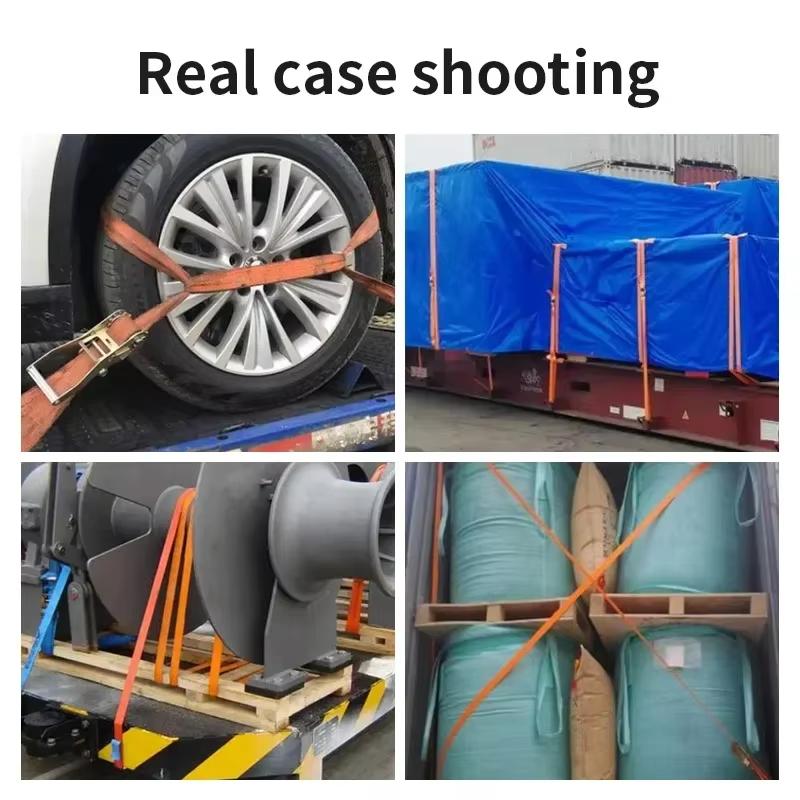 Truck Binding Strap Tightener Small Ratchet Tightener Self-Locking Rope Tightener Cargo Packing And Fixing Strap Airplane Strap